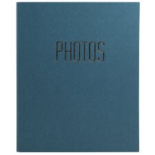 Album photo classeur 60 pages noires OfficeByMe - Bleu canard