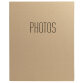 Album photo classeur 60 pages noires OfficeByMe - Beige