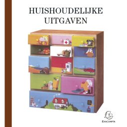 Huishoudeijk uitgaven- en organisatieboekje 27x25cm - Uitgaven gezinsbudget 56 pagina's - Nederlandstalig