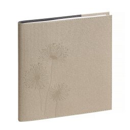 Agenda de bureau Lady 18 Nature 15 x 17 cm Semainier Janvier à Décembre 2025 - Beige