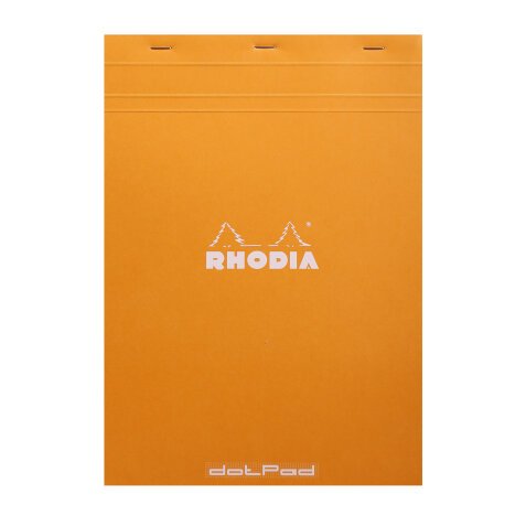 Bloc agrafé dotPad N°18 A4 80 feuilles DOT 80 g. - Orange