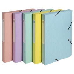 Aquarel Box File Cartobox A4 25mm Board - Assorted colours