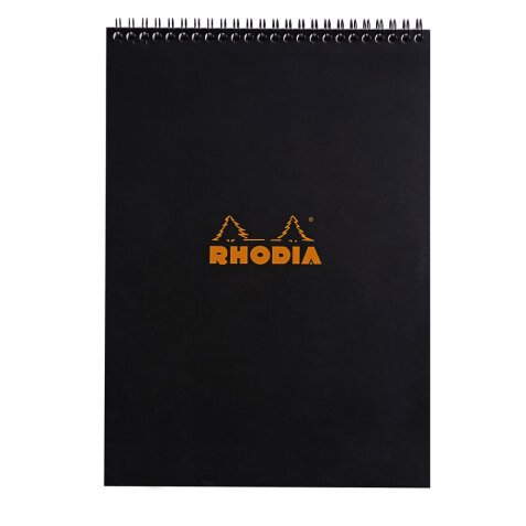 Notepad A4 80 feuilles lignées 80 g. - Noir