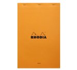 Bloc de bureau Rhodia A4+ agrafé n°19 uni -80 feuilles