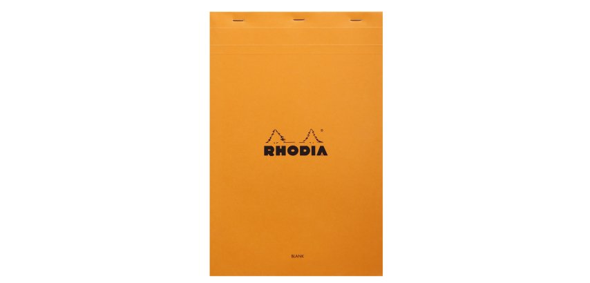 Schreibblock Rhodia A4+ geheftet Nr. 19 einfarbig - 80 Blätter