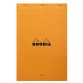 Bloc de bureau Rhodia A4+ agrafé n°19 uni -80 feuilles