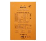Bloc de bureau Rhodia A4+ agrafé n°19 uni -80 feuilles