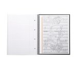 Cahier spirale Rhodia Notebook 22,5 x 29,7 cm ligné avec marge et cadre en-tête - 80 feuilles