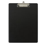 Clipboard with back pocket PP A4 black