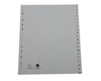 Intercalaire A4+ polypropylène Exacompta Forever 20 onglets alphabétiques gris - 1 jeu