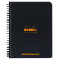 Notebook Rhodia Classic reliure intégrale 16x21 cm 160 pages dot détachables 80g - Noir