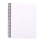 Cahier spirale Rhodia Classic Notebook 16 x 21 cm noir ligné - 160 pages