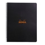 Rhodia Classic Notebook A4+ 5x5+Margin - Black