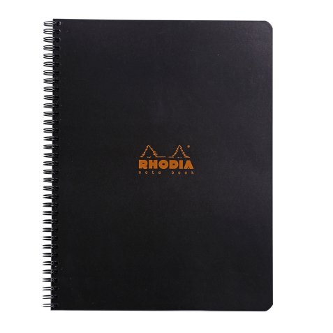 Rhodia Classic Notebook A4+ 5x5+Margin - Black