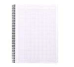Cahier spirale Rhodia Classic Notebook 22,5 x 29,7 cm noir 5 x 5 avec marge et cadre en-tête -160 pages