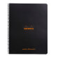 Notebook Rhodia Classic reliure intégrale 22,5x29,7 cm 160 pages dot détachables 80g - Noir