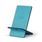 Rhodiarama support pour téléphone mobile simili cuir italien 13x8x8,5 cm - Turquoise