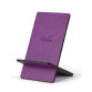 Rhodiarama support pour téléphone mobile simili cuir italien 13x8x8,5 cm - Violet