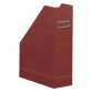 Rhodiarama porte-revues simili cuir italien 10x25x31 cm - Nacarat