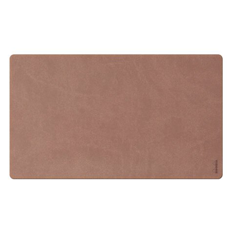 Rhodiarama sous-main souple S (60x35 cm) simili cuir italien - étui kraft - Bois de rose