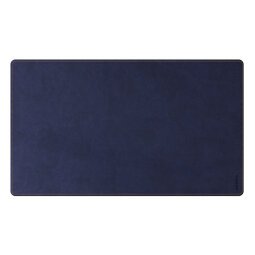 Rhodiarama sous-main souple S (60x35 cm) simili cuir italien - étui kraft - Bleu nuit