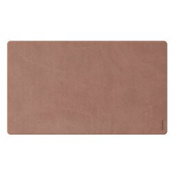 Rhodiarama sous-main souple L (90x43 cm) simili cuir italien - étui kraft - Bois de rose