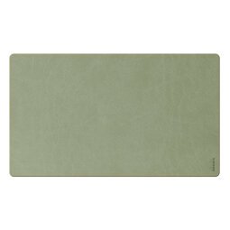 Rhodiarama sous-main souple L (90x43 cm) simili cuir italien - étui kraft - Céladon