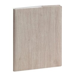 Agenda de bureau Horizons 20 Visuel Woody 15 x 21 cm Semainier Janvier à décembre 2025 - Beige