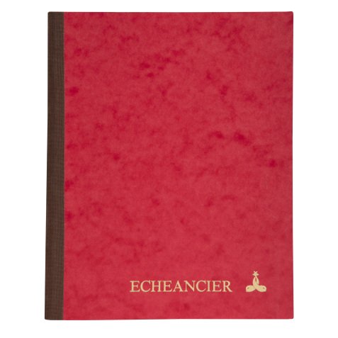 Cahier piqûre échéancier couleurs assorties 220 X 170 mm 96 pages