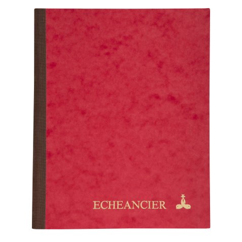 Cahier piqûre échéancier couleurs assorties 220 X 170 mm 96 pages