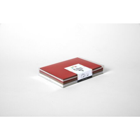 Coffret Pollen uni de 20 enveloppes 114x162mm + 20 cartes 110x155mm - Assortiment Noël scandinave