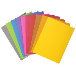 Pack of 50 folders ROCK''S 210 - 24x32cm - Assorted colours