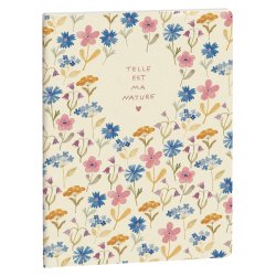 Notebook Julie Adore Telle est ma nature dots 15 x 21 cm - Visueel