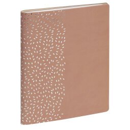 Agenda de bureau Easytime 21S spiralé Amélie 15 x 21 cm Semainier Janvier à décembre 2025 - Cappuccino