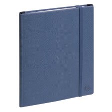 Agenda de bureau All in one EasyTime 21S spiralé Mini Labo 15 x 21 cm Semainier Janvier à décembre 2025 - Bleu lavande