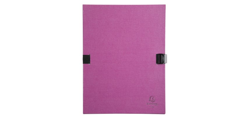 Chemise extensible sans rabat Exacompta à clip dos 13 cm