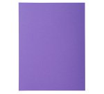 Chemises dossier 1 rabat latéral Exacompta Rock 24 x 32  cm violine - Paquet de 50