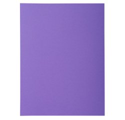 Chemises dossier 1 rabat latéral Exacompta Rock 24 x 32  cm violine - Paquet de 50