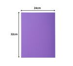 Chemises dossier 1 rabat latéral Exacompta Rock 24 x 32  cm violine - Paquet de 50