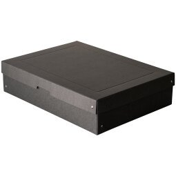 Falken - PURE Box Black DIN A3, Füllhöhe 100 mm schwarz - Schwarz