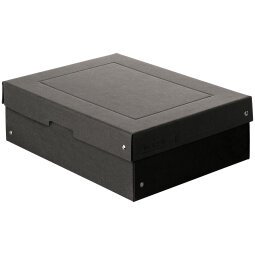 Falken - PURE Box Black DIN A4, Füllhöhe 100 mm schwarz - Schwarz