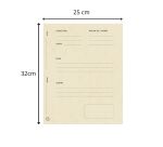 Packet of 25 pre-printed pleading folders Exacompta - 25x32 - color