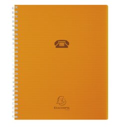 Carnet d'adresses Linicolor 18.5 x 22.5 cm - Couleurs assorties