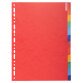 Divider Pressbd A4 225g 12P ColouRed - Assorted colours