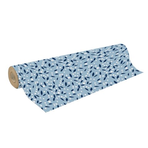 Kraft brut 70g, rl 50x0,70m Minimalist - Bleu