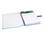 Chemise extensible à rabat Exacompta à boucle dos 13 cm bleu clair