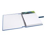 Chemise extensible à rabat Exacompta à boucle dos 13 cm - Bleu foncé