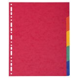 Divider Pressbd Lwght A4+ 5P - Assorted colours