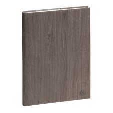 Kantooragenda Eurotime 24 Woody 16 x 24 cm Weekplanner Januari tot en met december 2025 - molgrijs