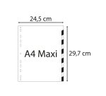 Intercalaire A4+  ipolypropylène coloré Exacompta 12 oglets numériques multicolores - 1 jeu
